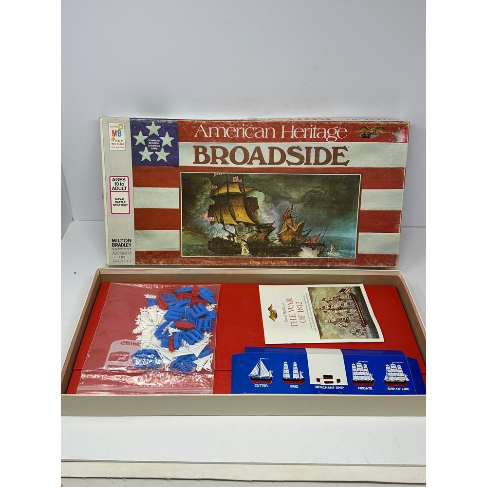 Vintage 1975 Broadside Game Bicentennial Edition American Heritage Read!